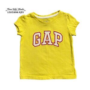 Baby Gap 18-24m Yellow Appliqué Logo Shirt